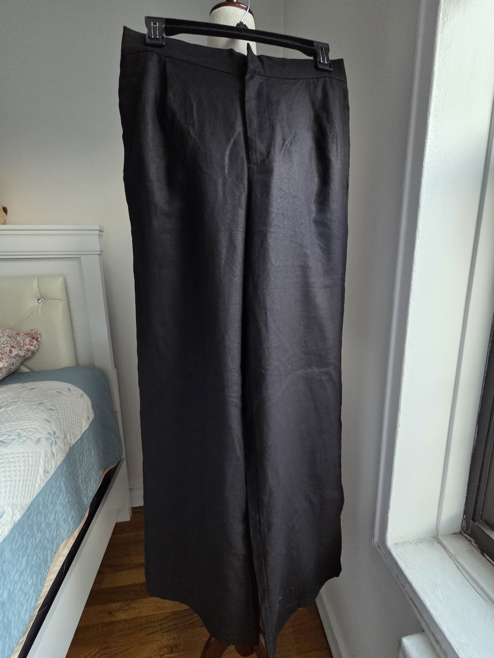 Love Tree Black Wide-Leg Dress Pants for Men